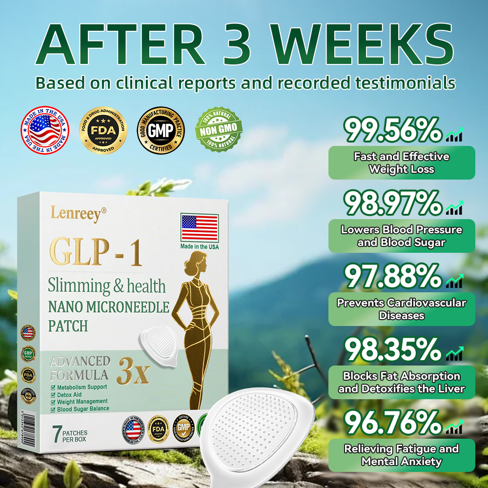 【Last Day Promotion 60% OFF🔥】Lenreey® NIDDK-Tirzepatide Slimming & health NANO MICRONEEDLE PATCH🇺🇸👨‍⚕️（Zero Pain, 24/7 Release | Lose 20lbs FAST | 90% Sugar Drop | ）🔥🎁