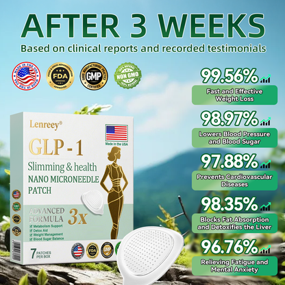 【Last Day Promotion 60% OFF🔥】Lenreey® NIDDK-Tirzepatide Slimming & health NANO MICRONEEDLE PATCH🇺🇸👨‍⚕️（Zero Pain, 24/7 Release | Lose 20lbs FAST | 90% Sugar Drop | ）🔥🎁