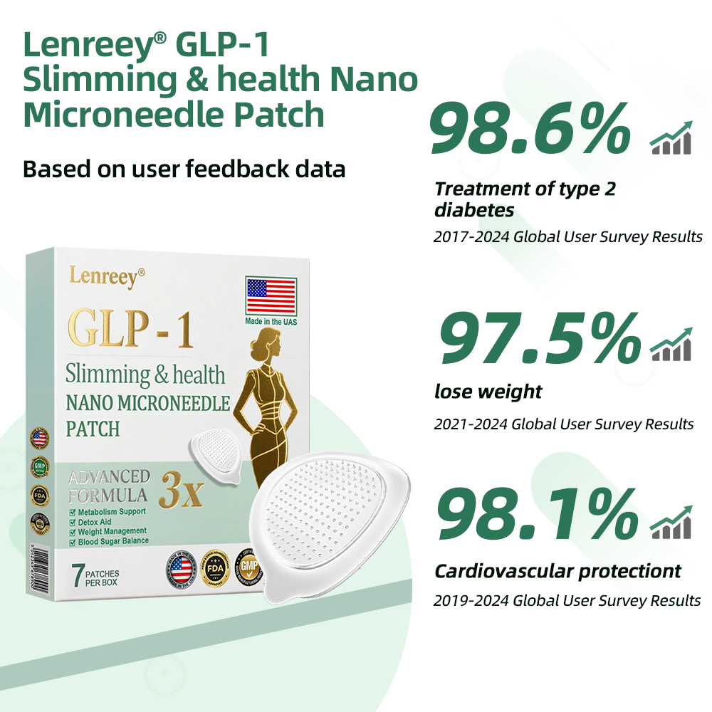 【Last Day Promotion 60% OFF💥】Lenreey® NIDDK-Tirzepatide Slimming & health NANO MICRONEEDLE PATCH🇺🇸👨‍⚕️（Zero Pain, 24/7 Release | Lose 20lbs FAST | 90% Sugar Drop | ）💥
