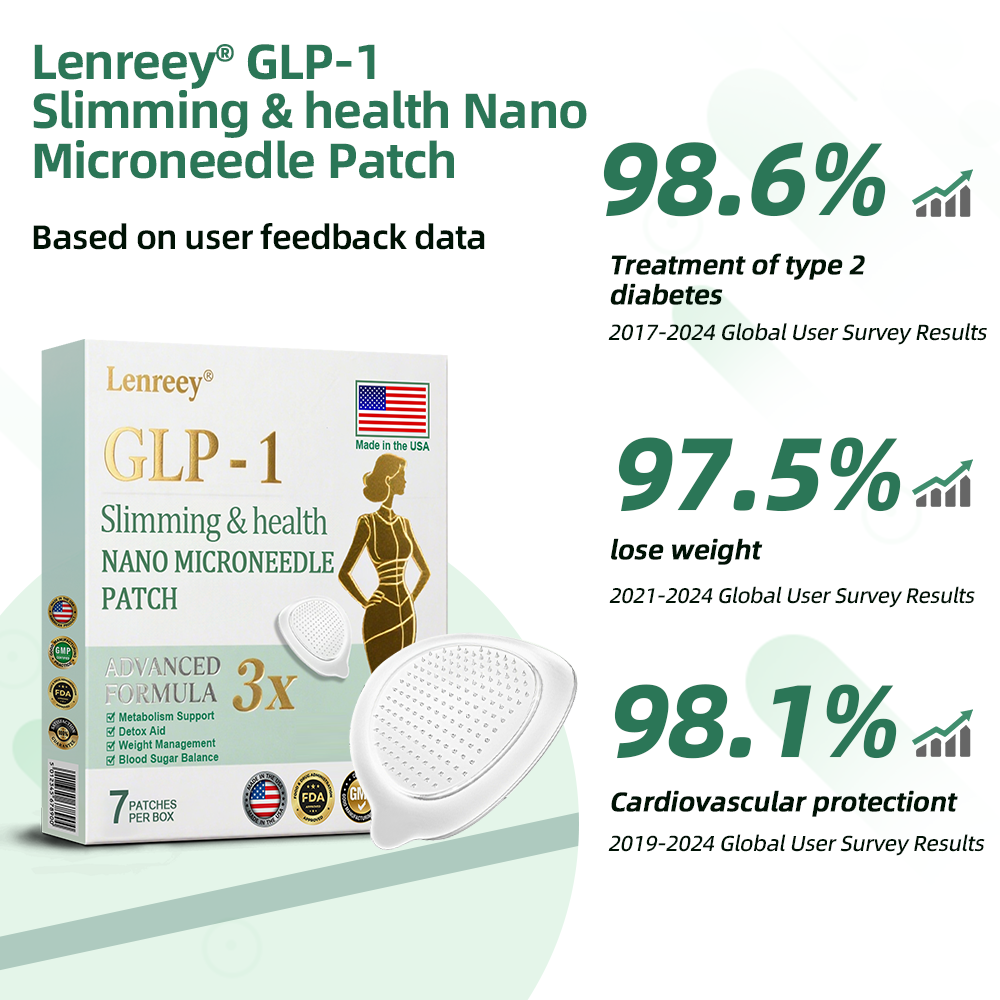 【Last Day Promotion 60% OFF🔥】Lenreey® NIDDK-Tirzepatide Slimming & health NANO MICRONEEDLE PATCH🇺🇸👨‍⚕️（Zero Pain, 24/7 Release | Lose 20lbs FAST | 90% Sugar Drop | ）🔥🎁